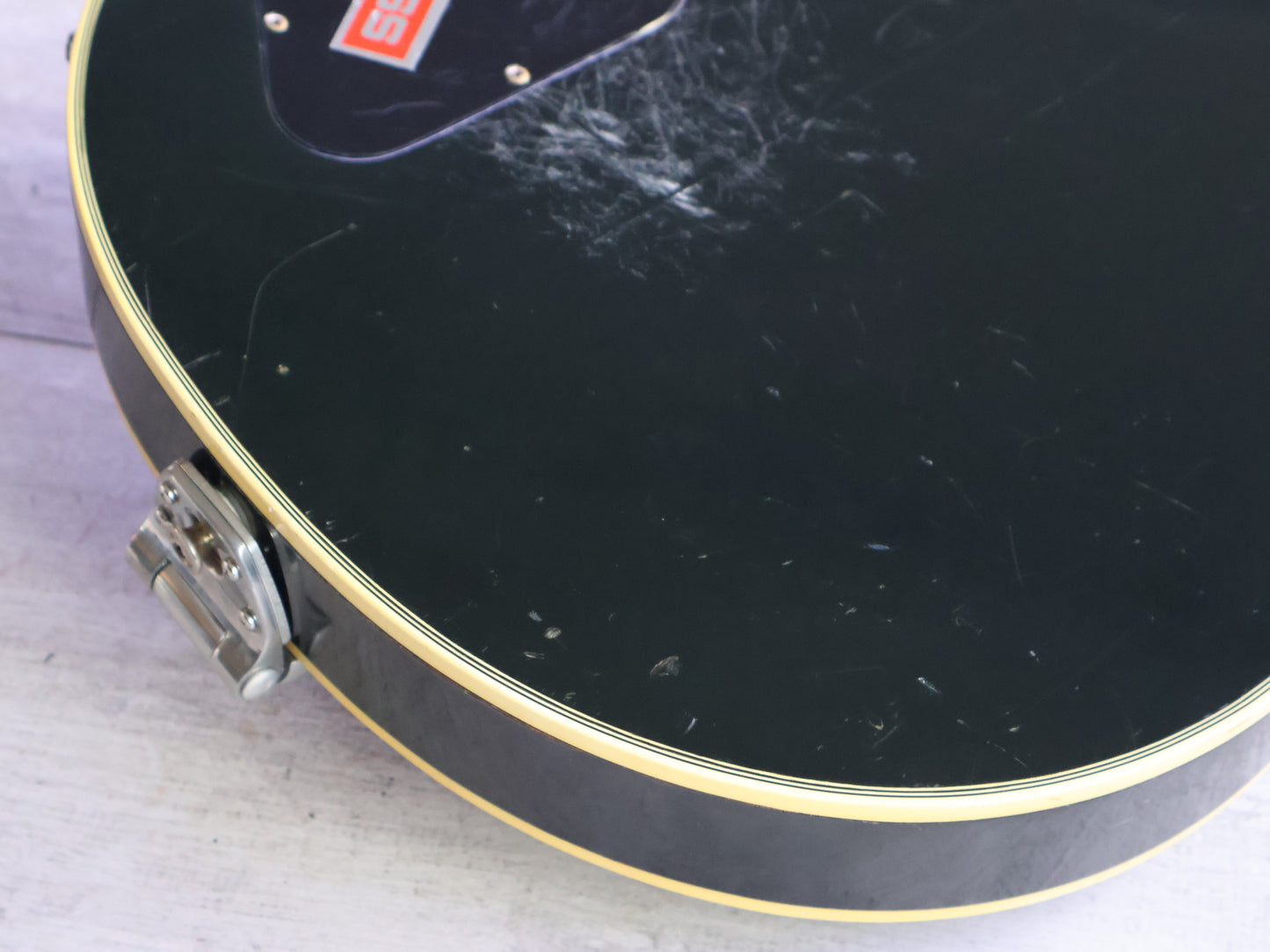 1981 Greco Japan EG-500C Super Power Les Paul Custom w/Bigsby (Ebony)