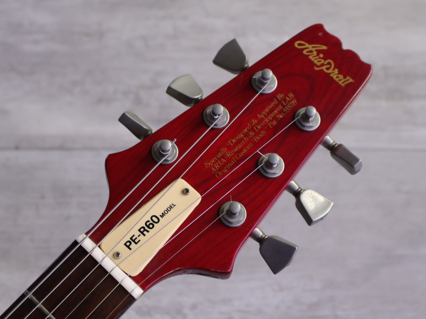 1981 Aria Pro II (Matsumoku) PE-R60 Single Cutaway (Red)