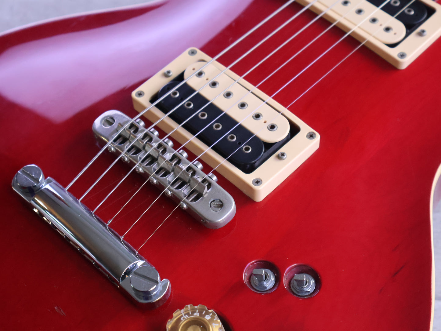 1981 Aria Pro II (Matsumoku) PE-R60 Single Cutaway (Red)