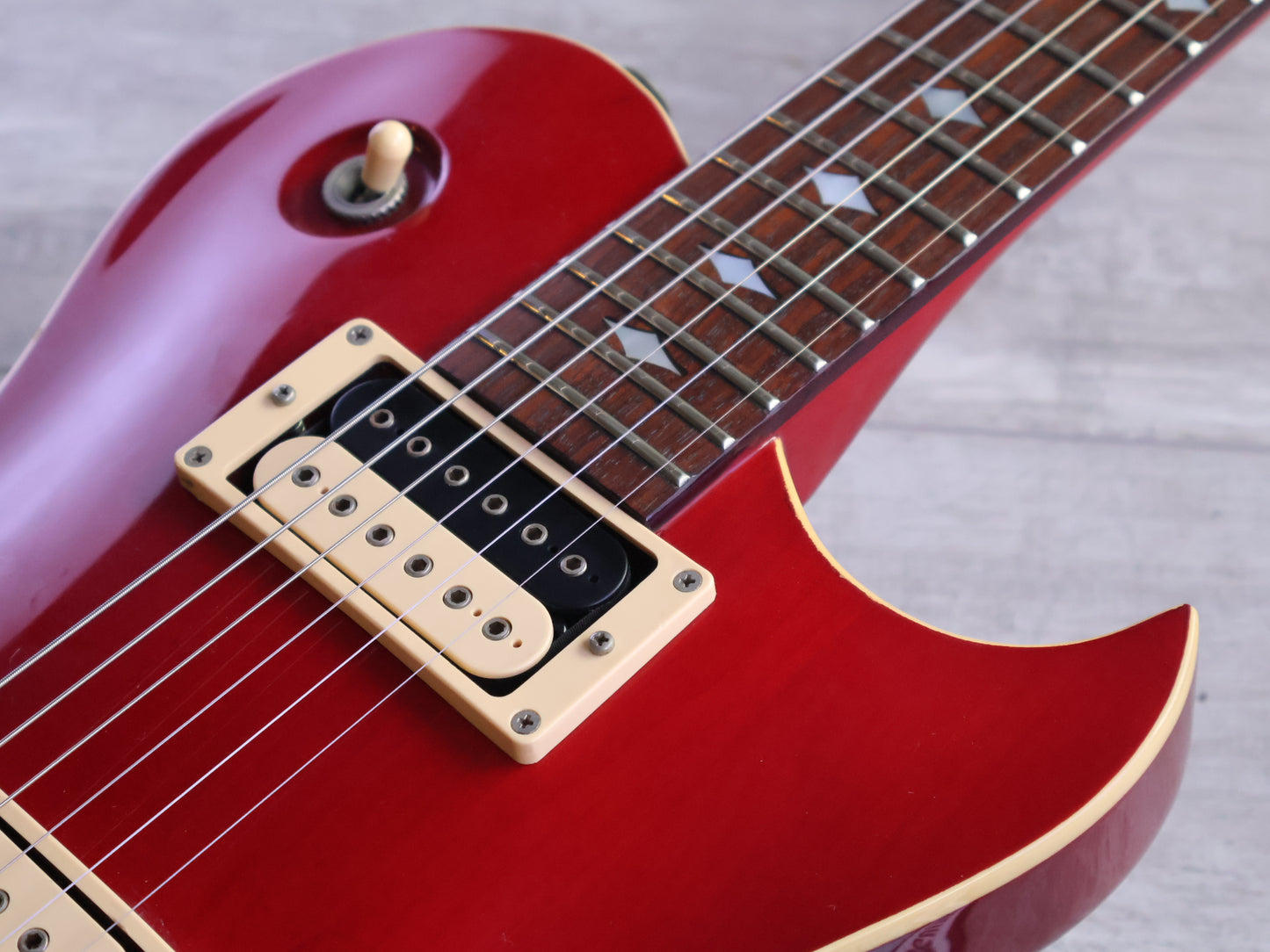 1981 Aria Pro II (Matsumoku) PE-R60 Single Cutaway (Red)