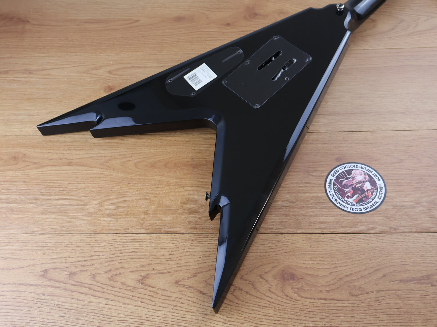 2007 Dean Korea Dimebag Model Razorback V (Black/Red)