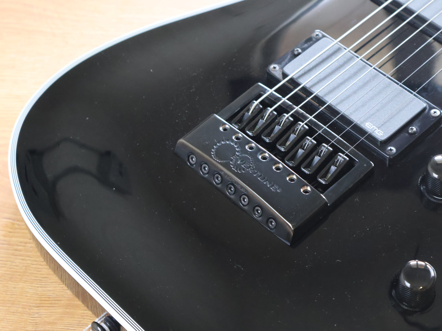 2023 ESP LTD MH-1007 Evertune 7-String w/EMG's (Black)