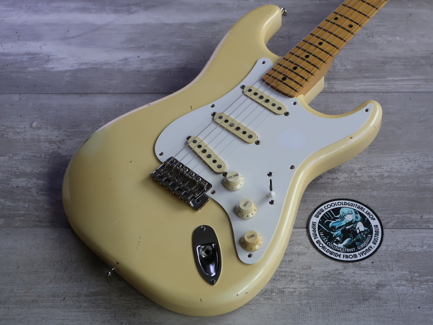 2002 Bacchus (by Headway Japan) BST-54V '54 Reissue S-Style (Vintage White)