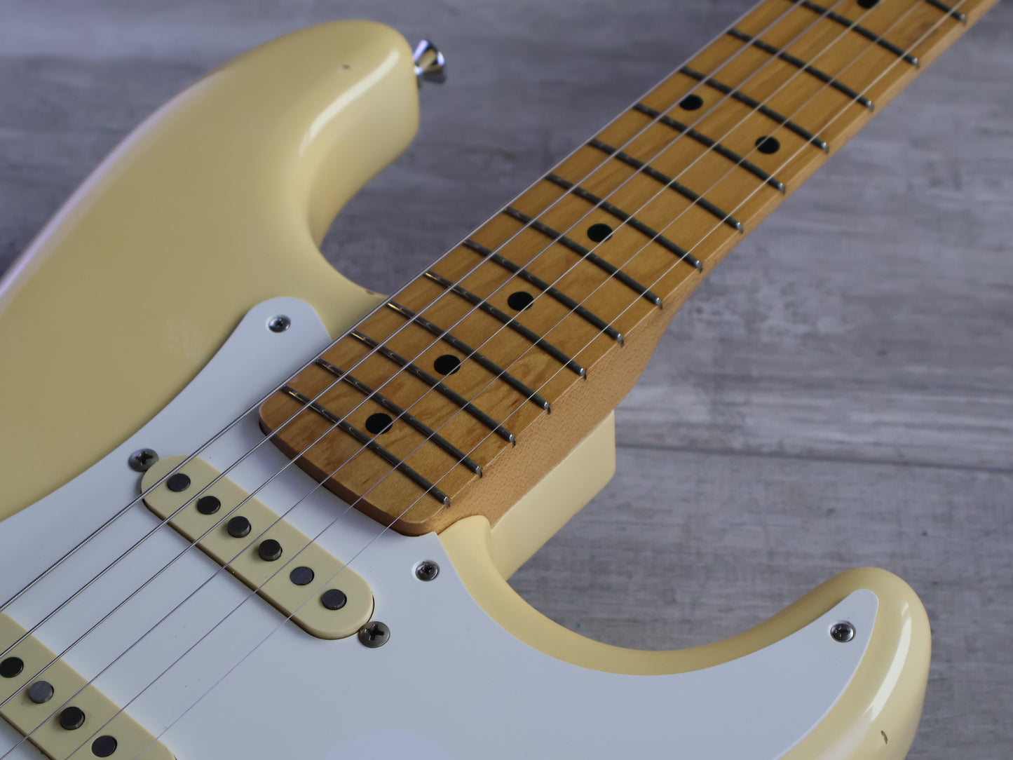 2002 Bacchus (by Headway Japan) BST-54V '54 Reissue S-Style (Vintage White)