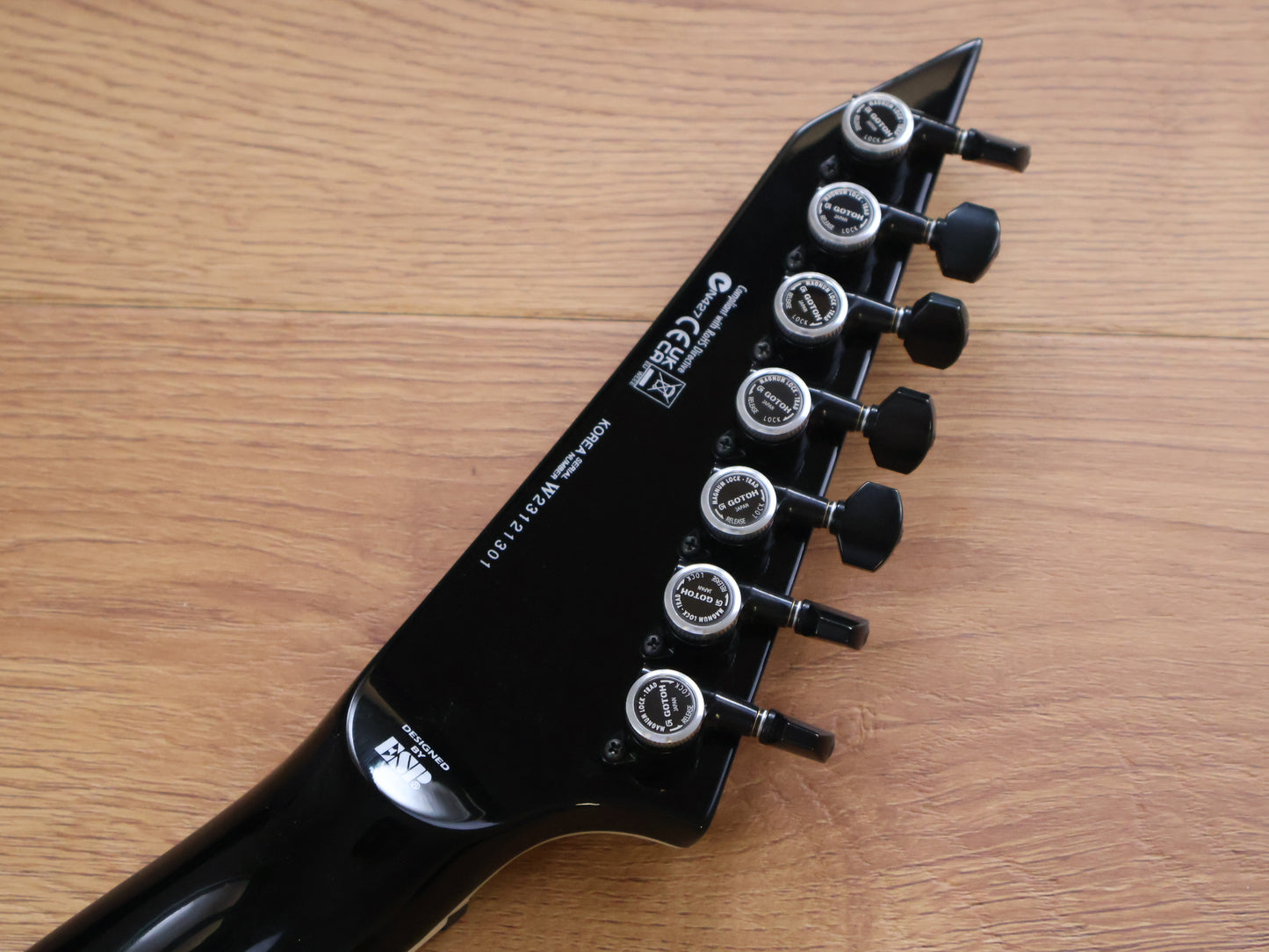 2023 ESP LTD MH-1007 Evertune 7-String w/EMG's (Black)