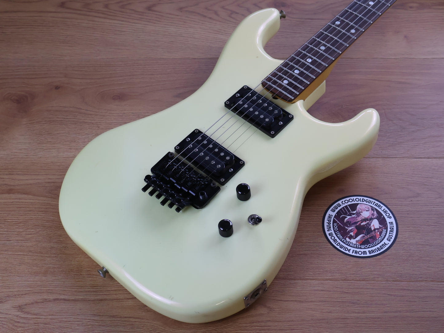 1986 Kramer Japan JK2000 Superstrat w/Floyd Rose (Aged White)