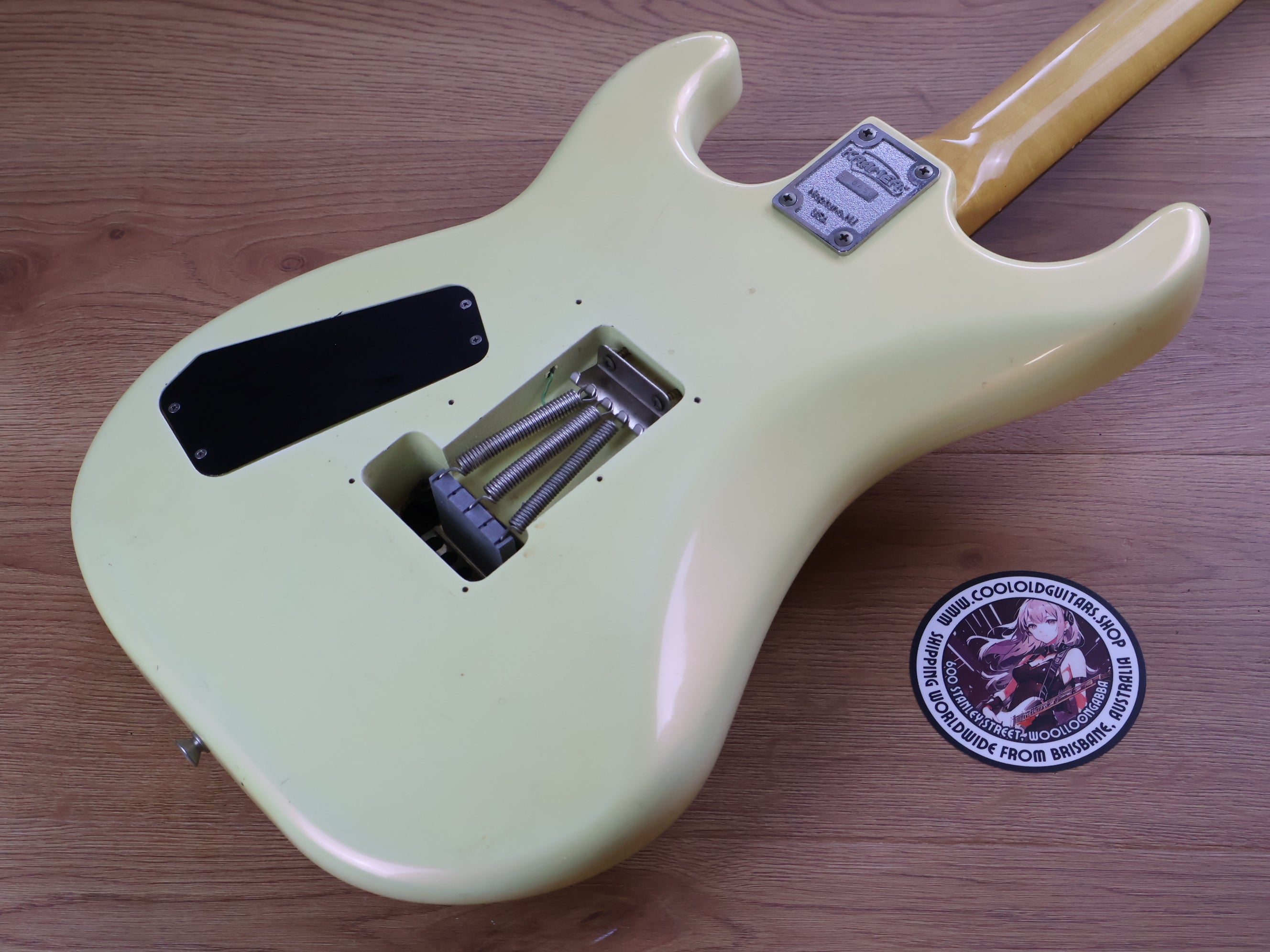 1986 Kramer Japan JK2000 Superstrat w/Floyd Rose (Aged White