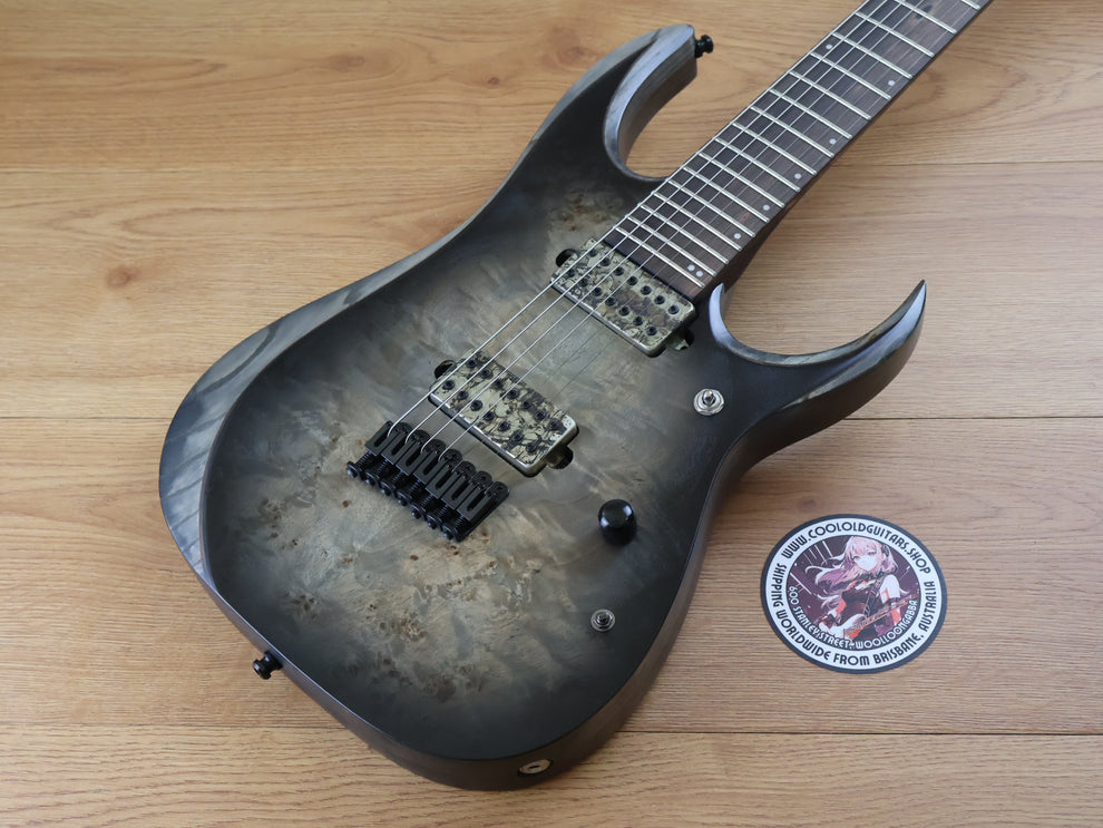 2022 Ibanez RGD71ALPA 7-String (Charcoal Burst Black) – Cool Old Guitars