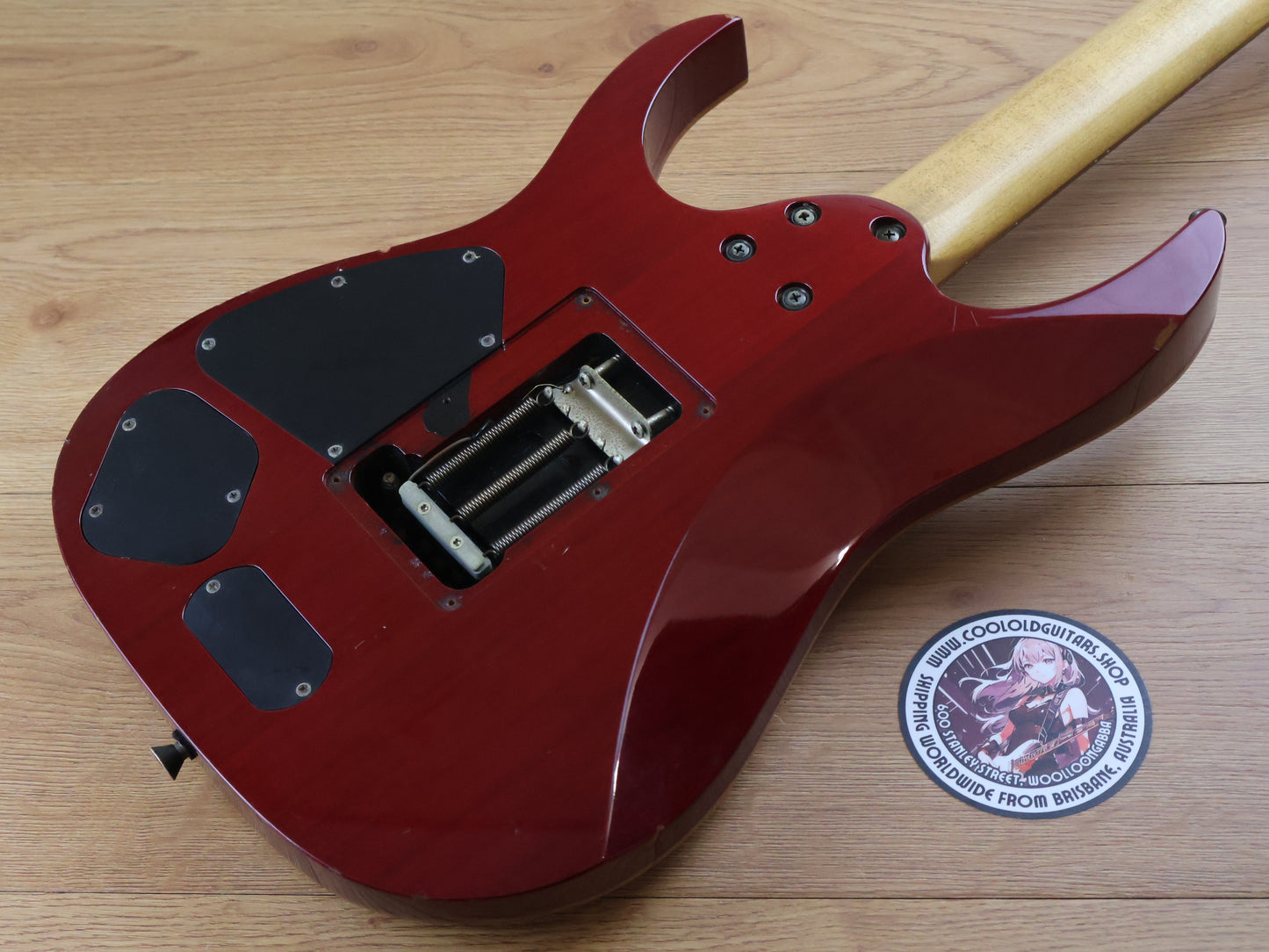 2001 Ibanez Japan RG2020X Prestige HH Superstrat w/LR Baggs Piezo (Transparent Red)