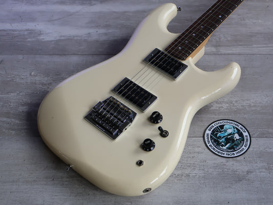 1985 Squier Japan Contemporary Series HH Stratocaster w/Kahler (White)
