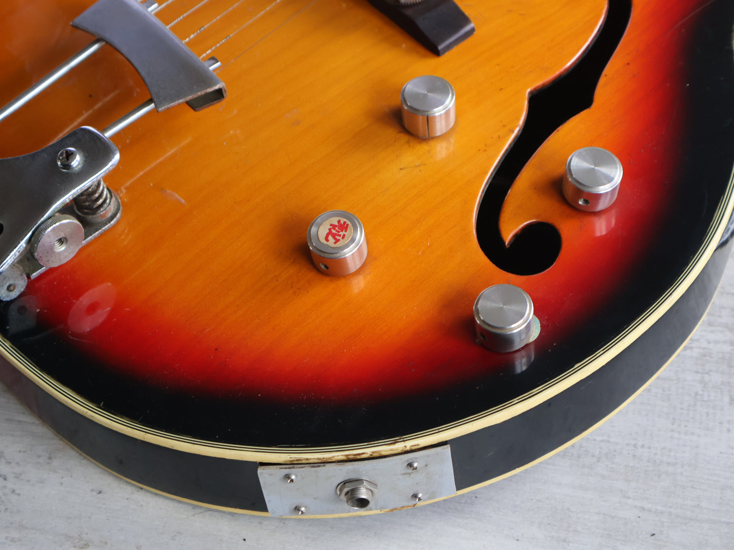 1960's Greco Japan EG-135 Hollowbody Electric Guitar (Sunburst)