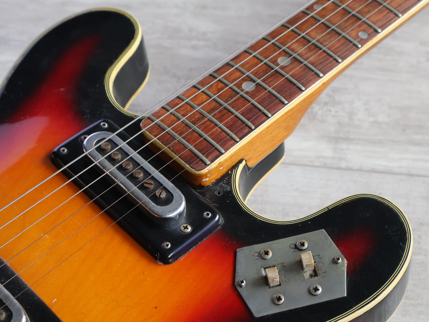 1960's Greco Japan EG-135 Hollowbody Electric Guitar (Sunburst)