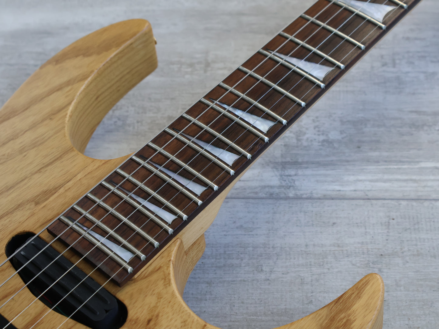 1997 Greco Japan WP-650 "Wild Pecker" Superstrat (Natural Ash)