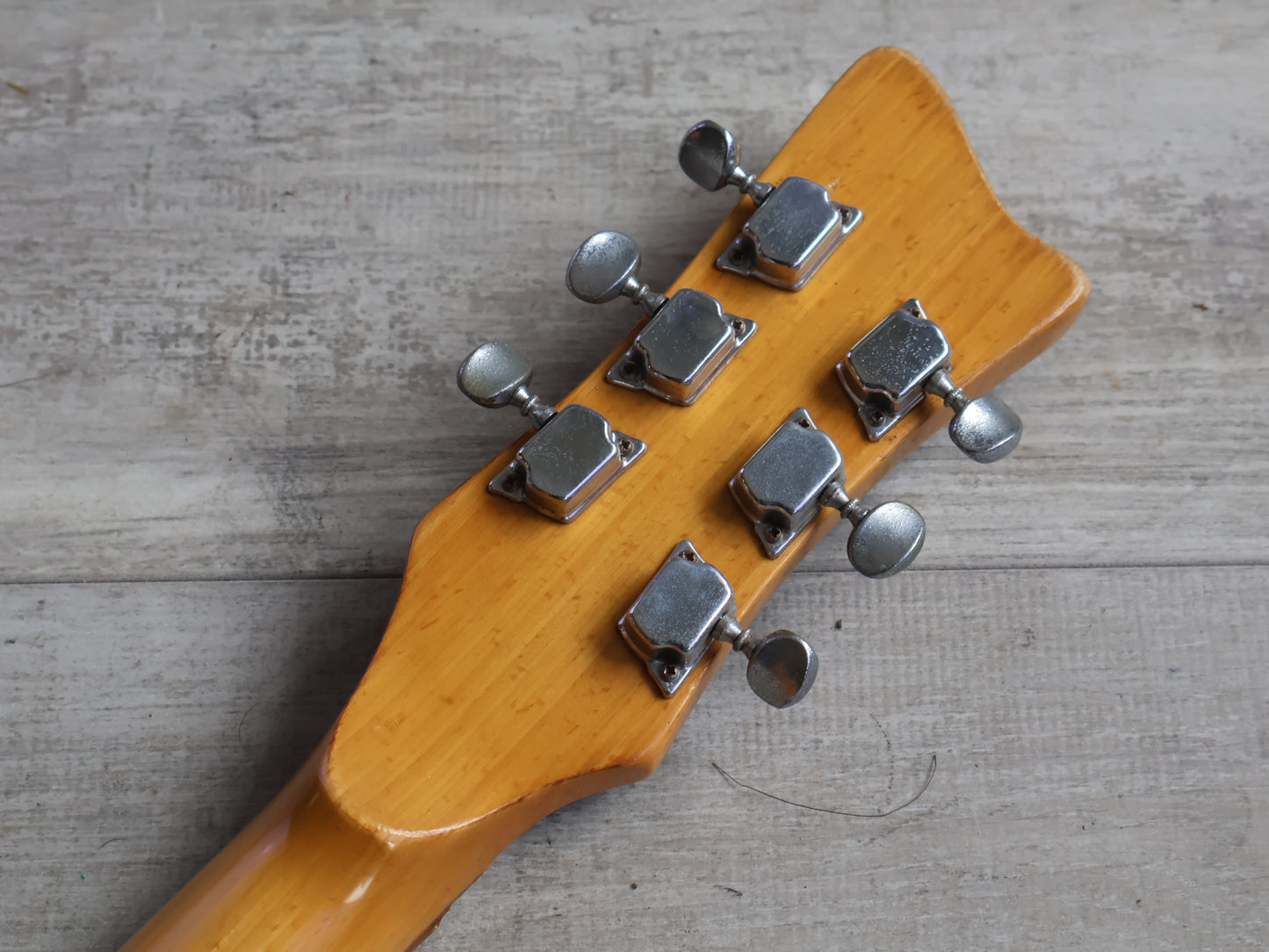 1960's Morales Japan (Mosrite) Ventures Offset Guitar (Gloss Black)