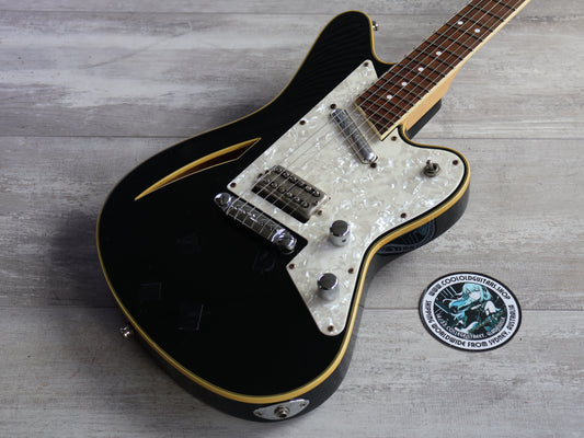 1996 Jackson Japan SC-1 Surfcaster Semi Hollowbody (Black)