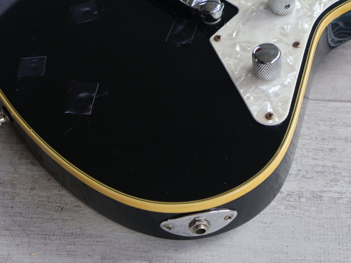 1996 Jackson Japan SC-1 Surfcaster Semi Hollowbody (Black)