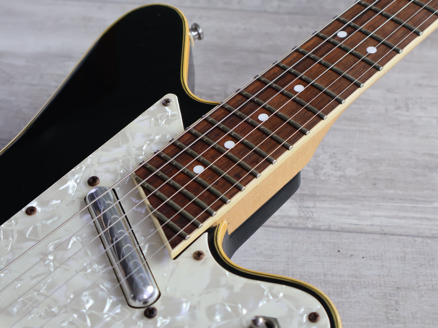 1996 Jackson Japan SC-1 Surfcaster Semi Hollowbody (Black)