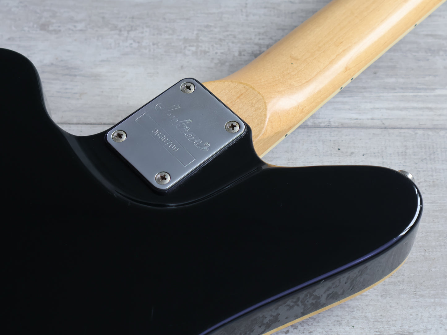1996 Jackson Japan SC-1 Surfcaster Semi Hollowbody (Black)