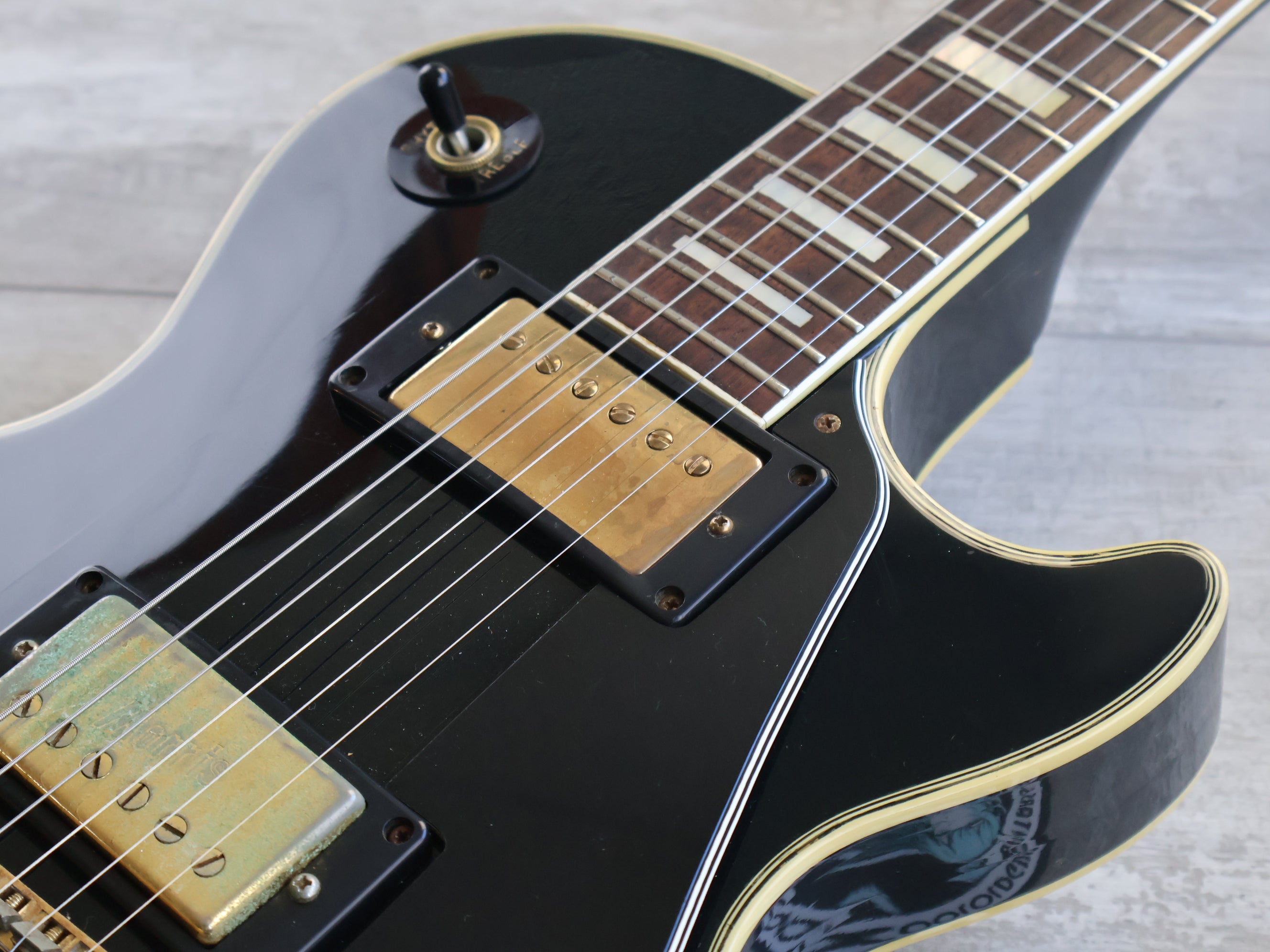 1970's Morris Japan MLP-85 Les Paul Custom (Ebony) – Cool Old Guitars