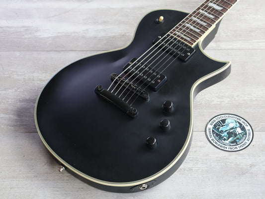 2013 LTD (by ESP) EC-407 7-String Eclipse Single Cutaway w/Bareknuckle's (Black)