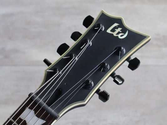 2013 LTD (by ESP) EC-407 7-String Eclipse Single Cutaway w/Bareknuckle's (Black)