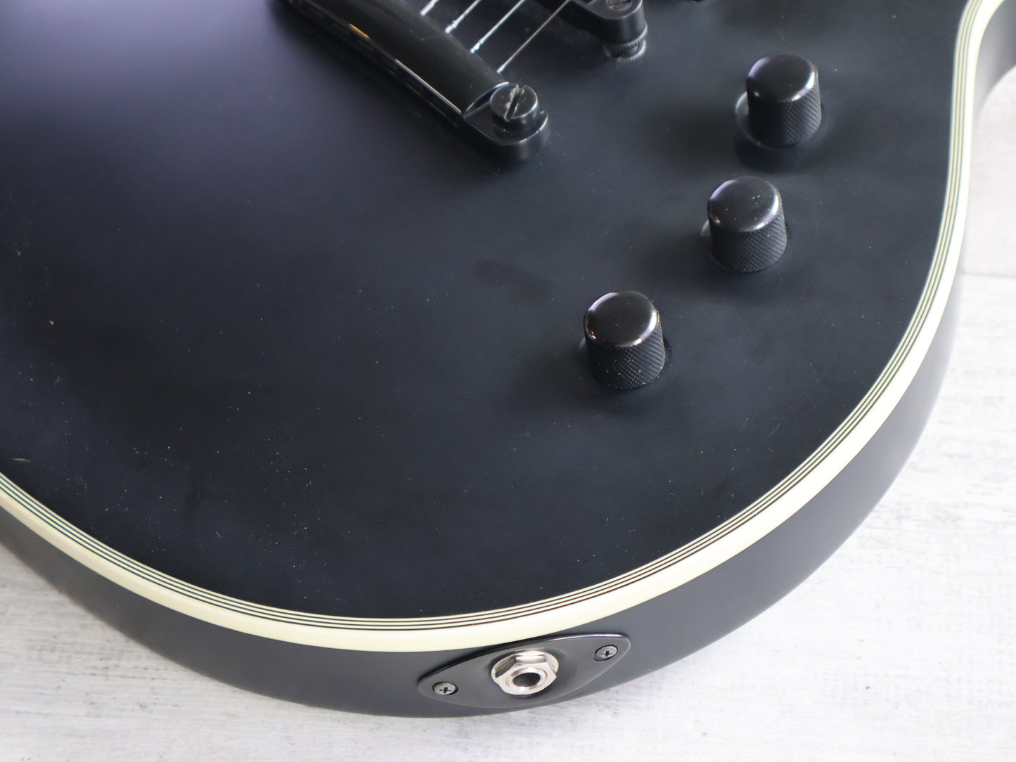 2013 LTD (by ESP) EC-407 7-String Eclipse Single Cutaway w/Bareknuckle's (Black)