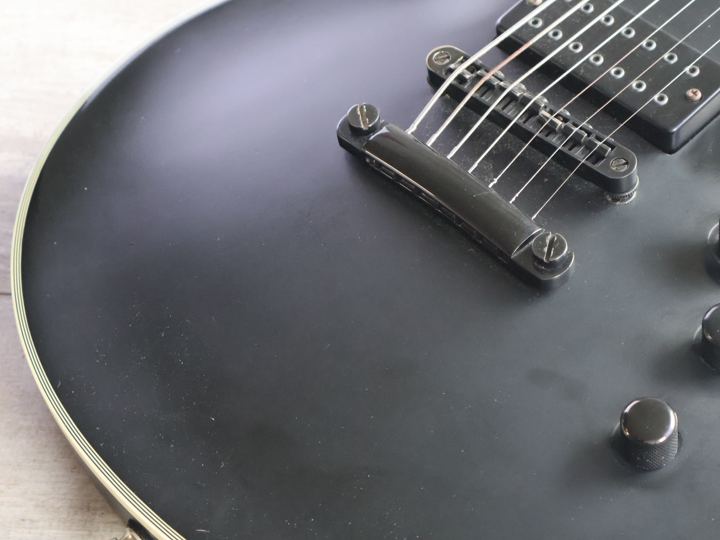 2013 LTD (by ESP) EC-407 7-String Eclipse Single Cutaway w/Bareknuckle's (Black)