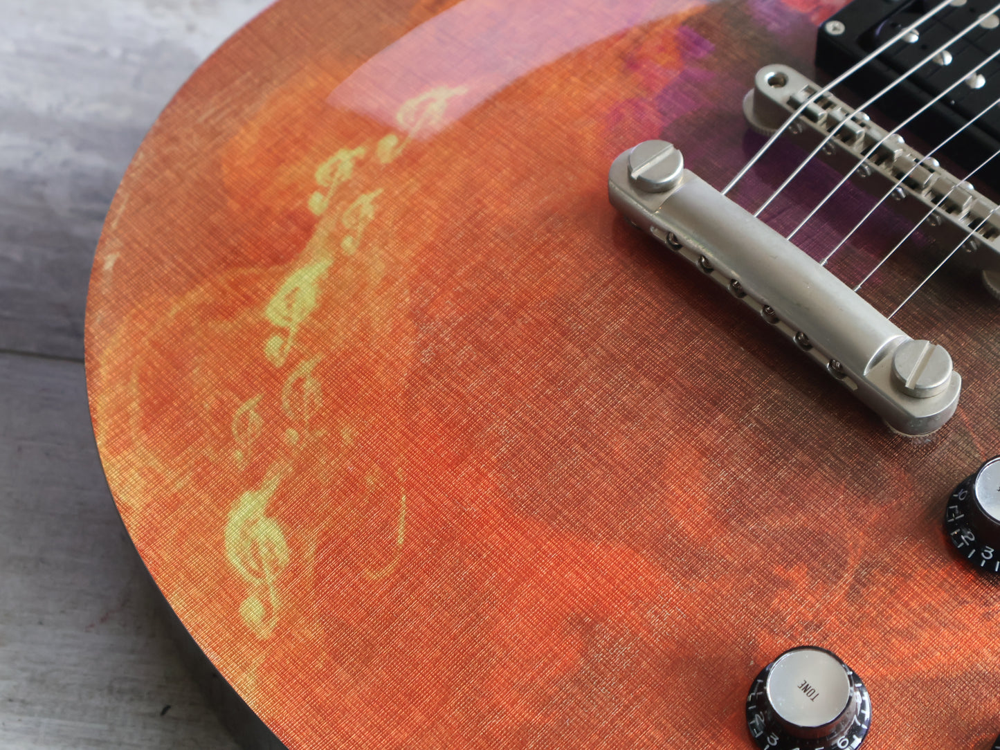 2012 Tokai Japan Custom Order Les Paul Standard (Japanese Tattoo Graphic)