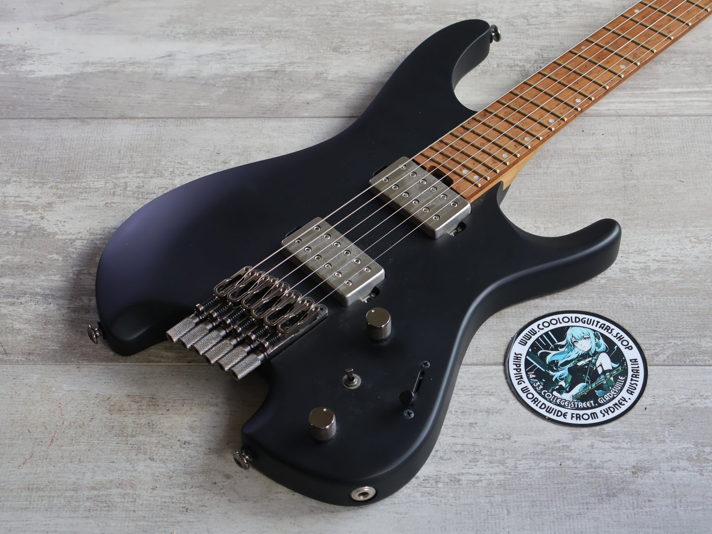 2022 Ibanez QX52 BKF Premium Headless (Black)
