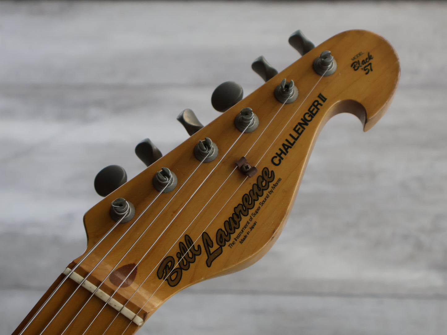 1980's Bill Lawrence (by Morris Japan) Challenger '57 Reissue Stratocaster (Black)