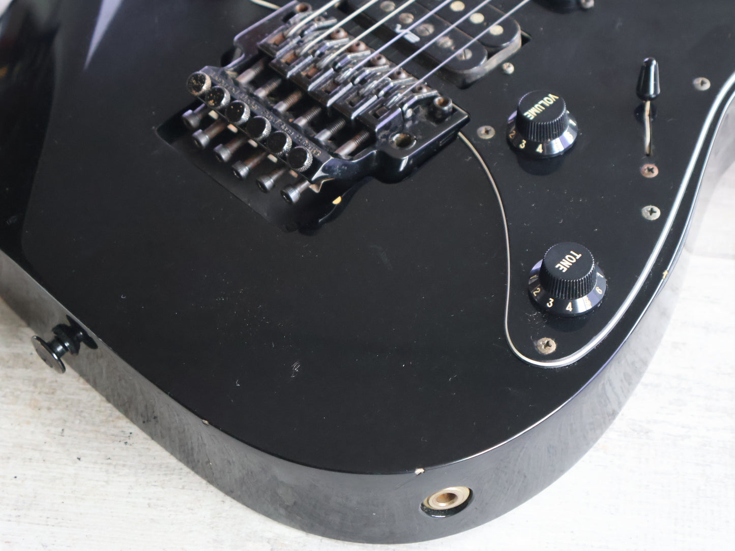 1989 Ibanez Japan RG570 HSH Superstrat (Black)