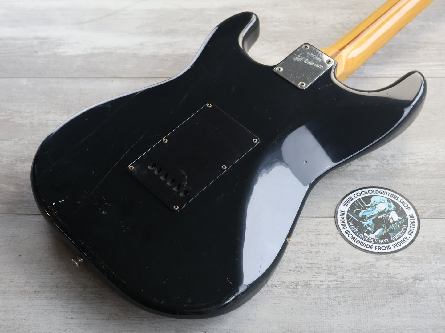 1980's Bill Lawrence (by Morris Japan) Challenger '57 Reissue Stratocaster (Black)