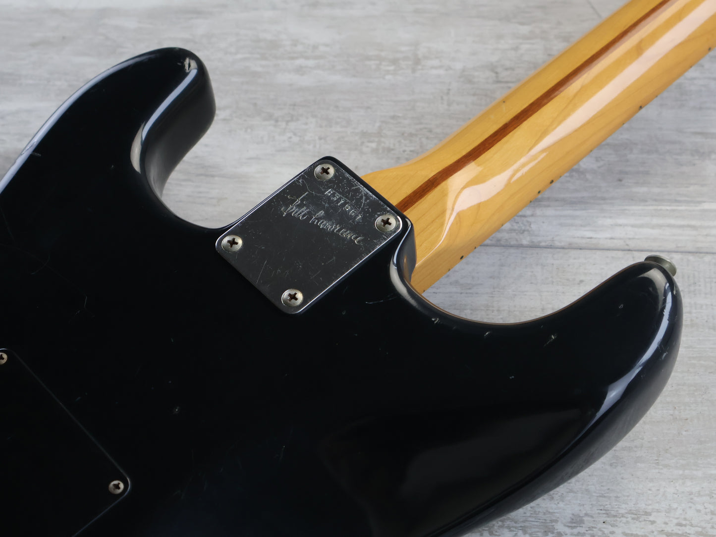 1980's Bill Lawrence (by Morris Japan) Challenger '57 Reissue Stratocaster (Black)