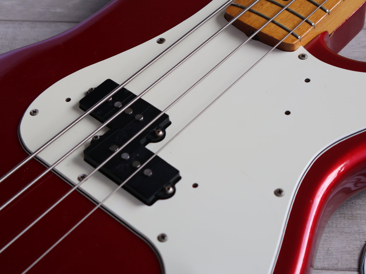 1982 Fernandes Japan RPB-70 ‘57 Reissue Precision Bass (Candy Apple Red)