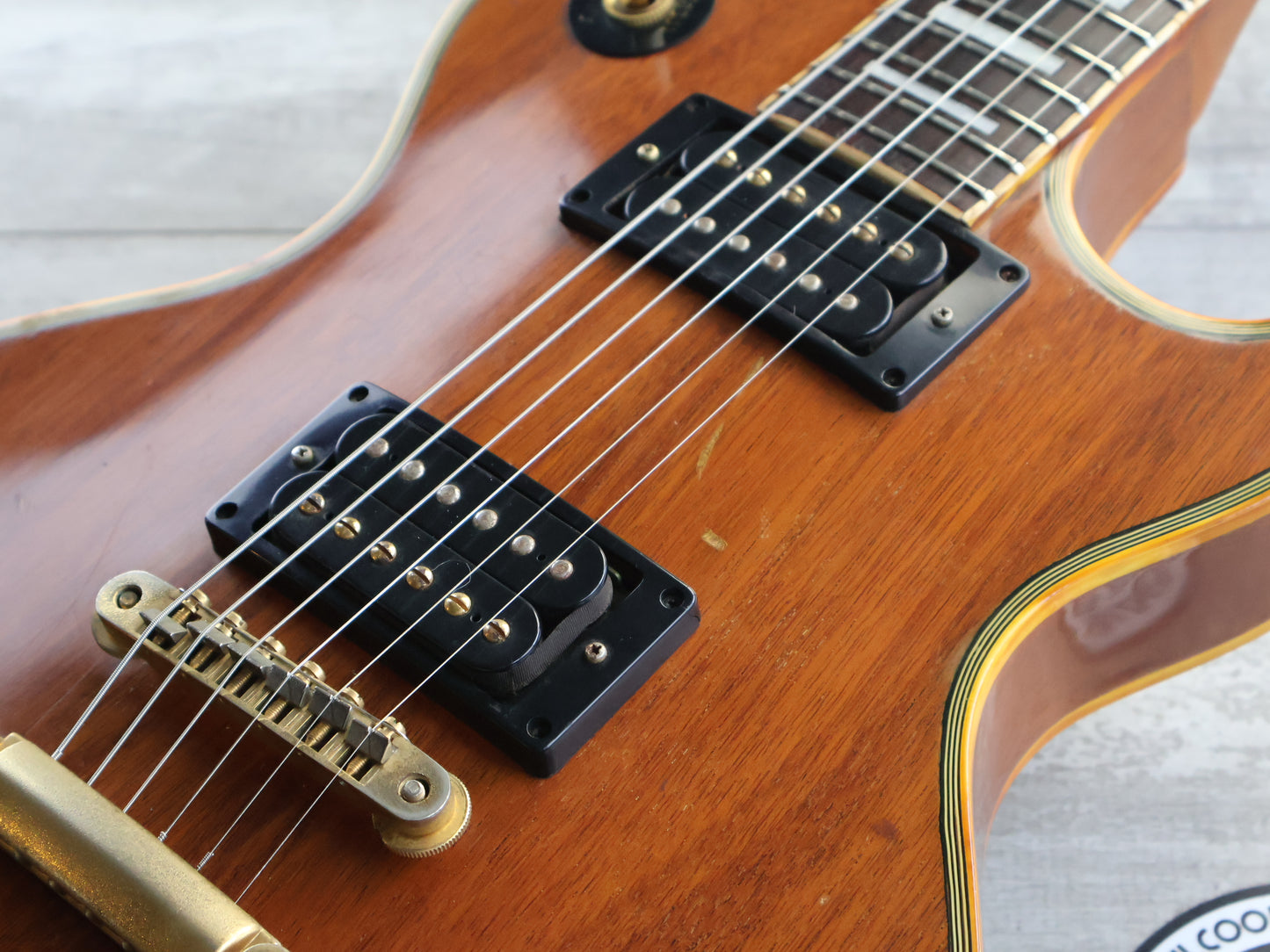 1978 Burny Japan FLC-100 Les Paul Custom (Vintage Natural)