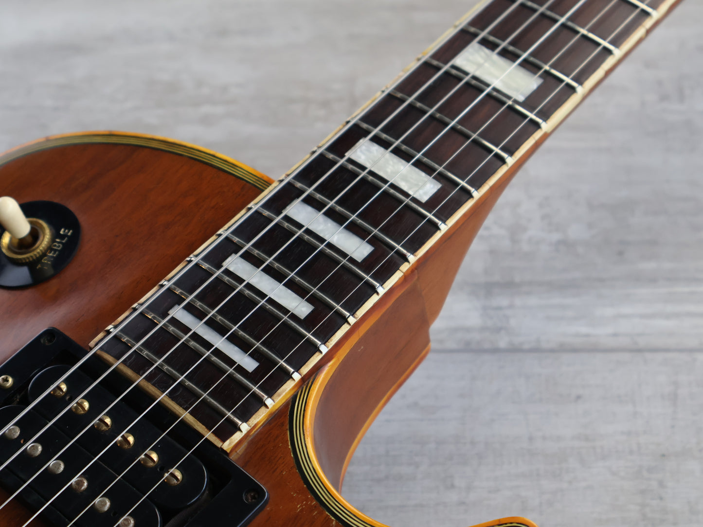 1978 Burny Japan FLC-100 Les Paul Custom (Vintage Natural)