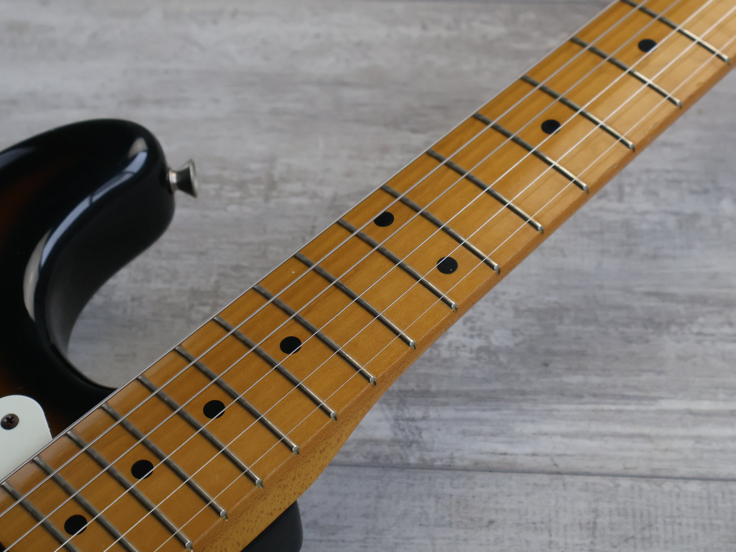 1993 Fender Japan ST57-70 '57 Reissue Stratocaster w/USA Pickups (Brown Sunburst)