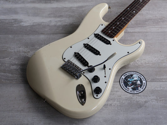 1984 Fender Japan JV Series ST72-55 '72 Reissue CBS Stratocaster (Aged Olympic White)