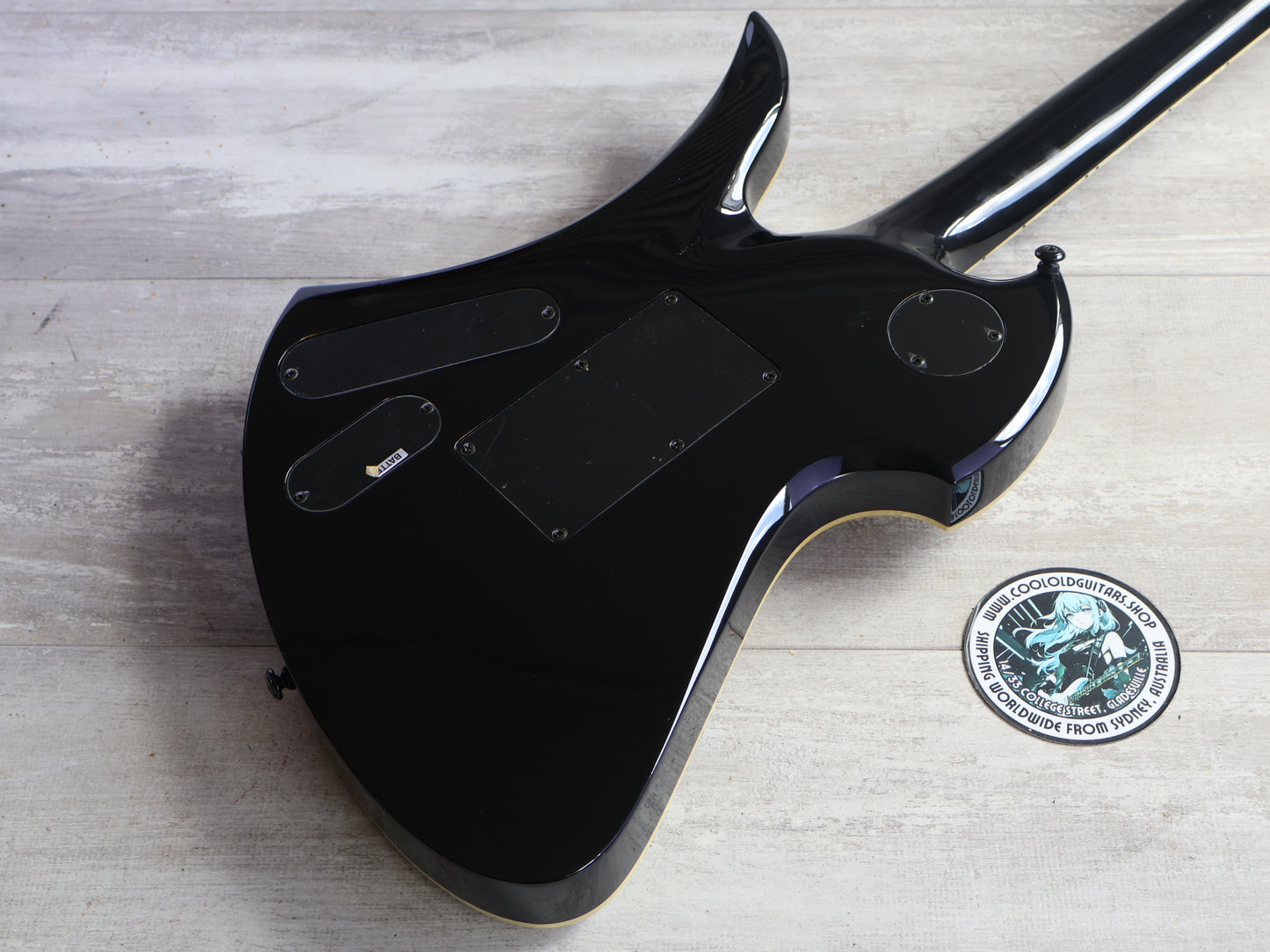2008 BC Rich Jake Pitts Pro X Signature Model Mockingbird (Cracked Mirror)