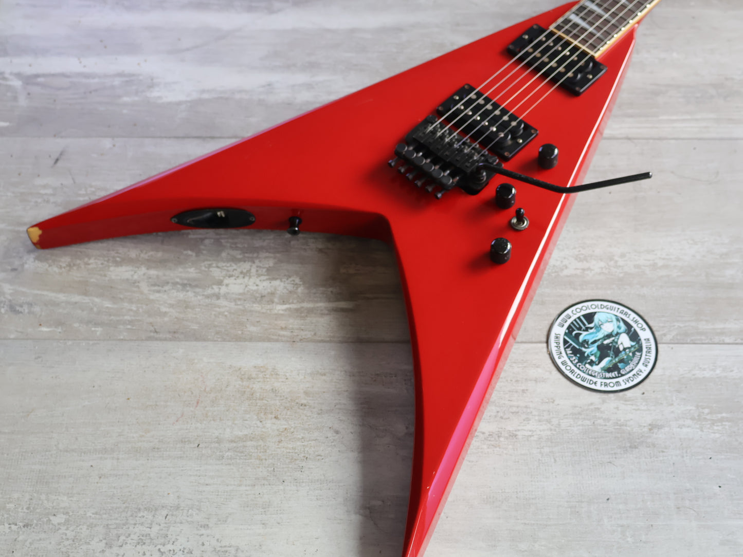 1987 Fernandes Japan JS-115RC Robbin Crosby King V (Big Red)