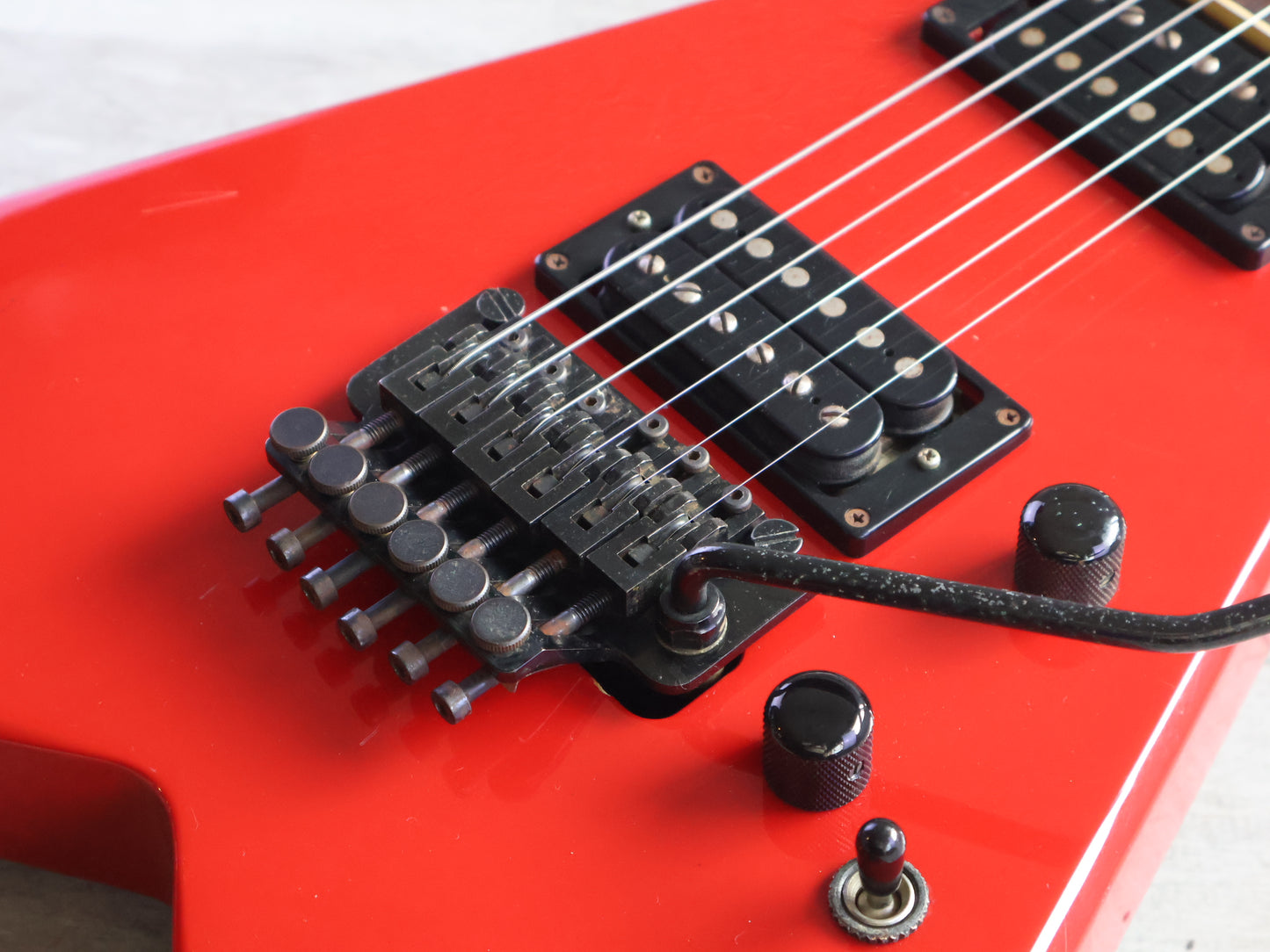 1987 Fernandes Japan JS-115RC Robbin Crosby King V (Big Red)