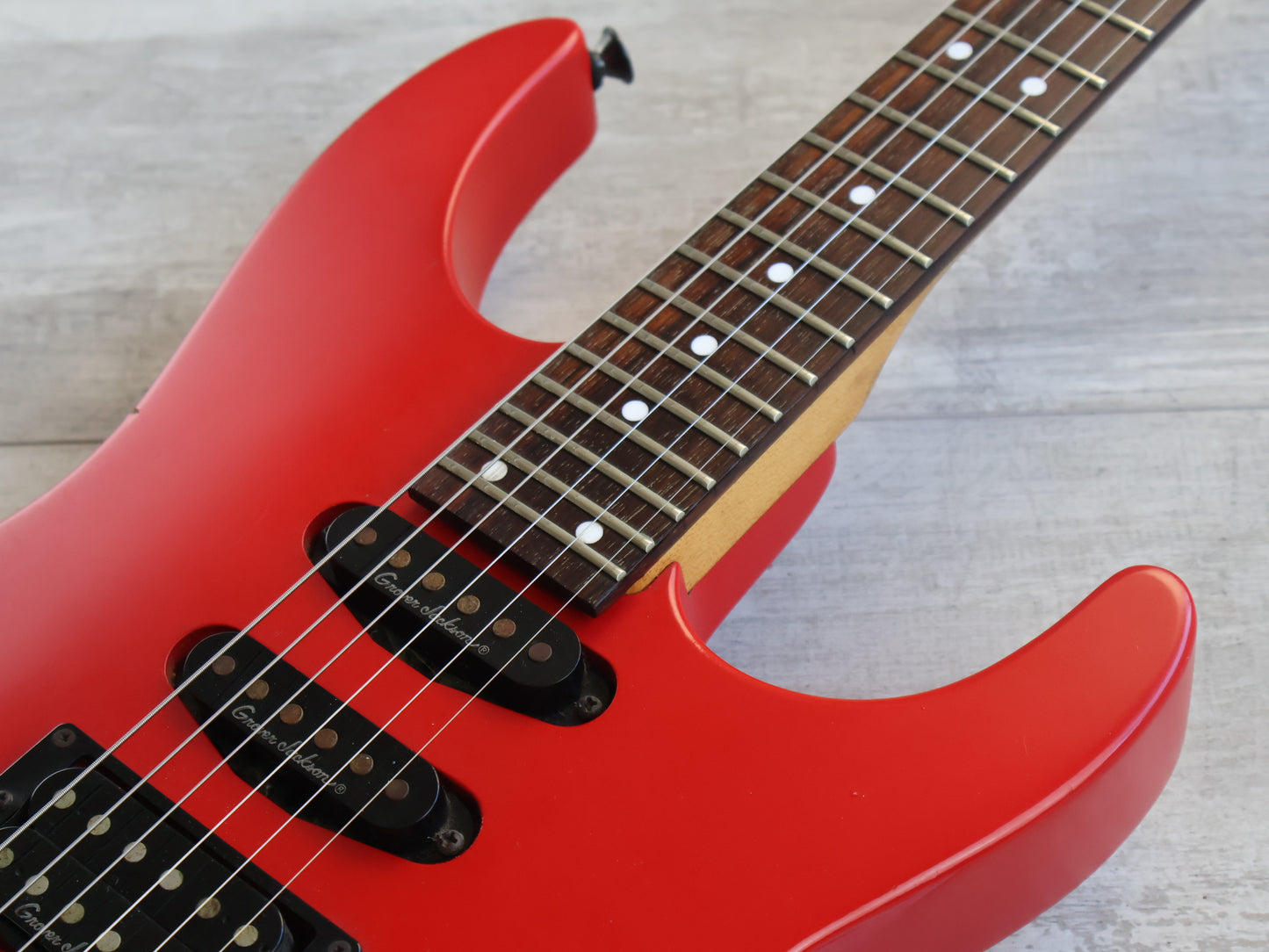 2001 Grover Jackson Japan DK-40 HSS Dinky (Fiesta Red)