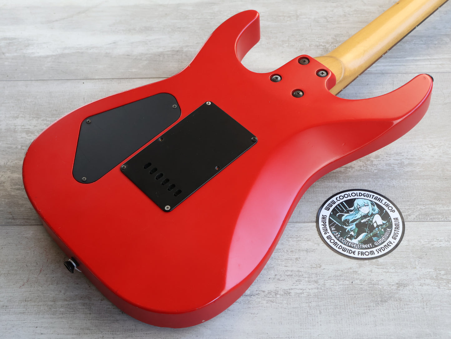 2001 Grover Jackson Japan DK-40 HSS Dinky (Fiesta Red)