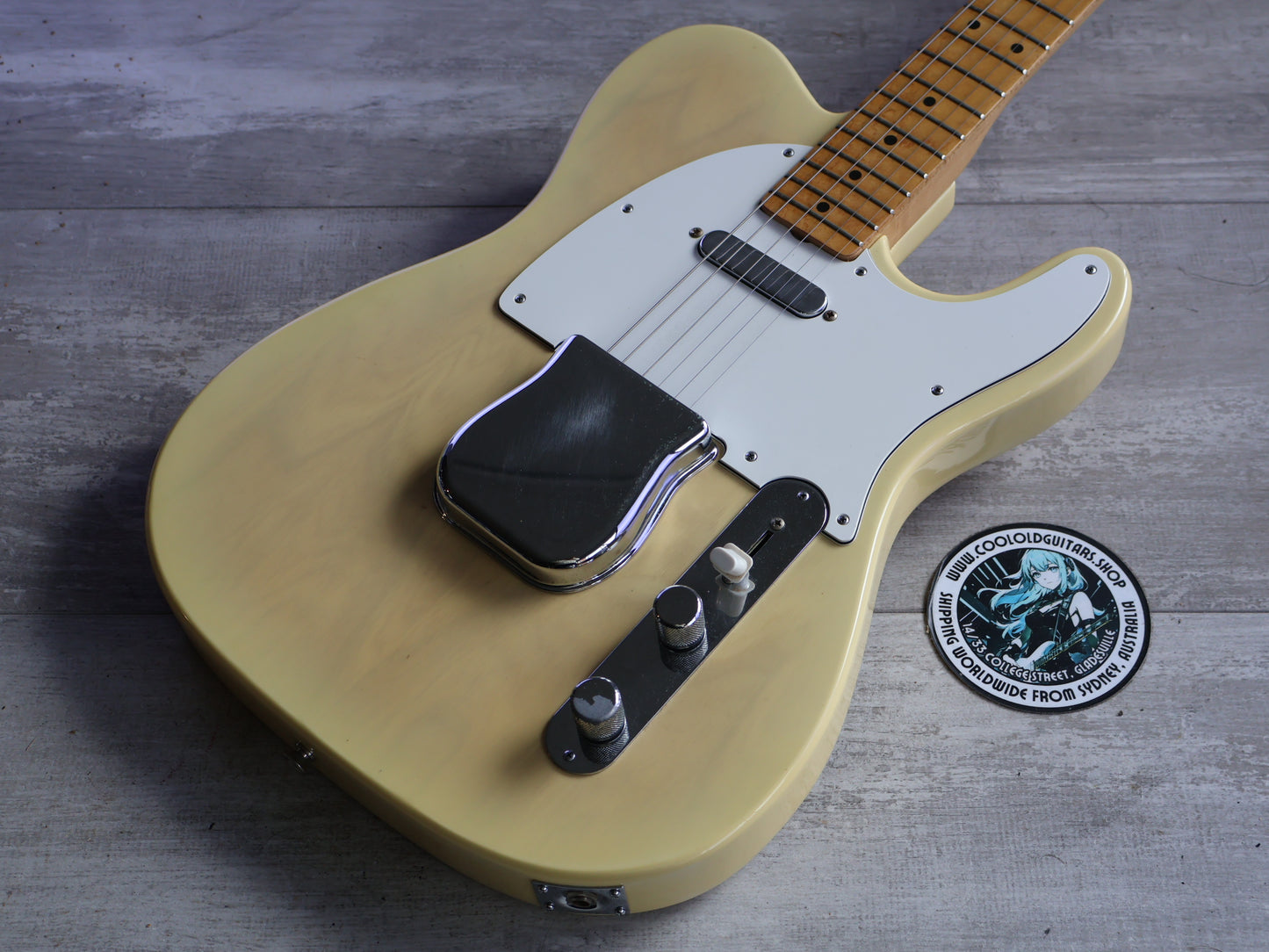 1975 Greco Japan TL-500 Spacey Sounds Twang-Style (Transparent Blonde)