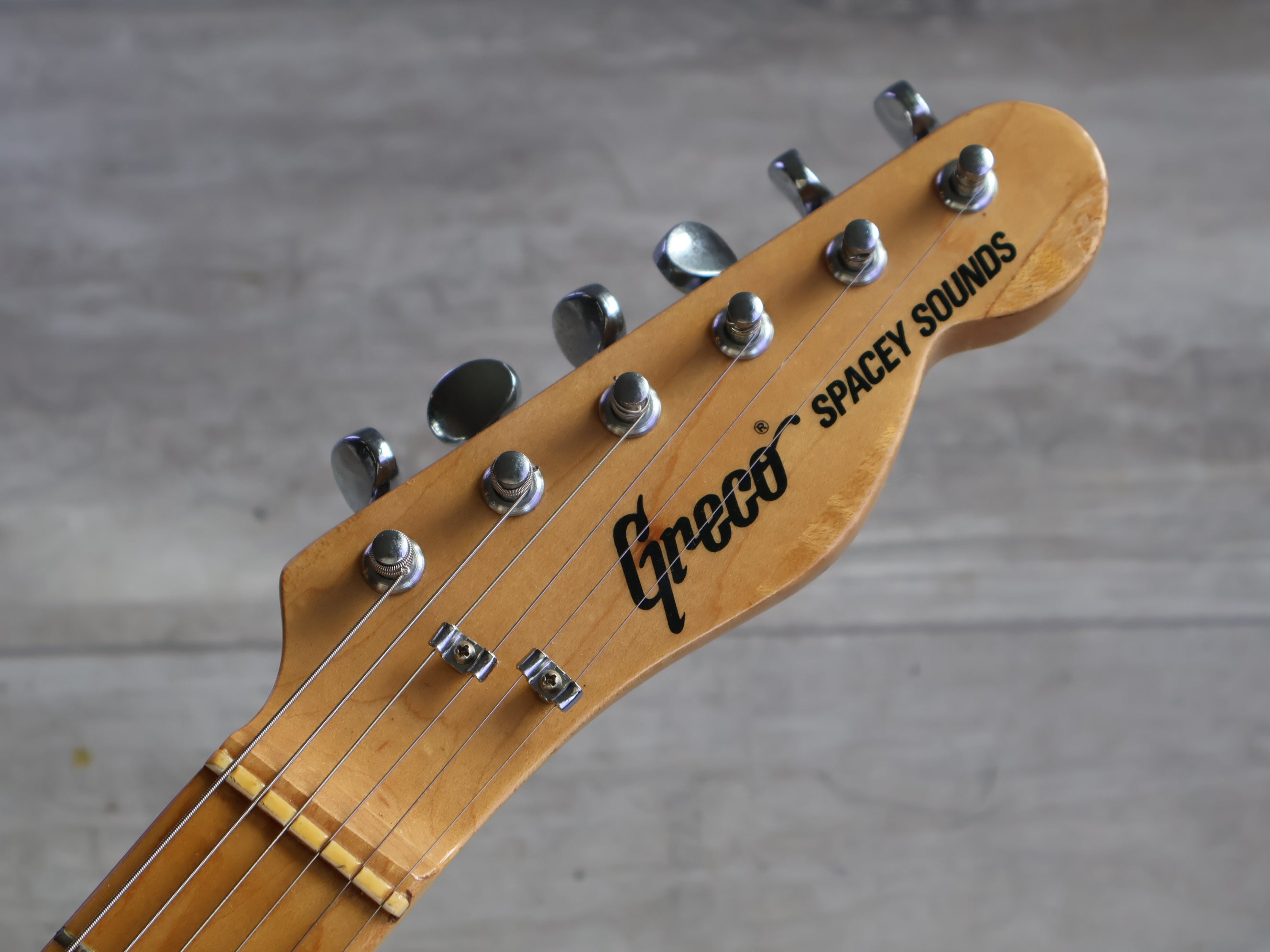 1975 Greco Japan TL-500 Spacey Sounds Twang-Style (Transparent