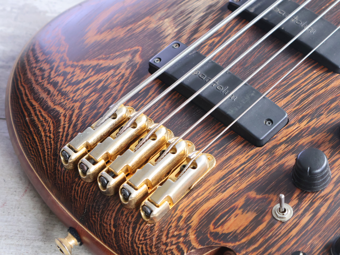 2010 Ibanez SR5000E SDGR Prestige 5-String Bass (Natural Oil Stain)