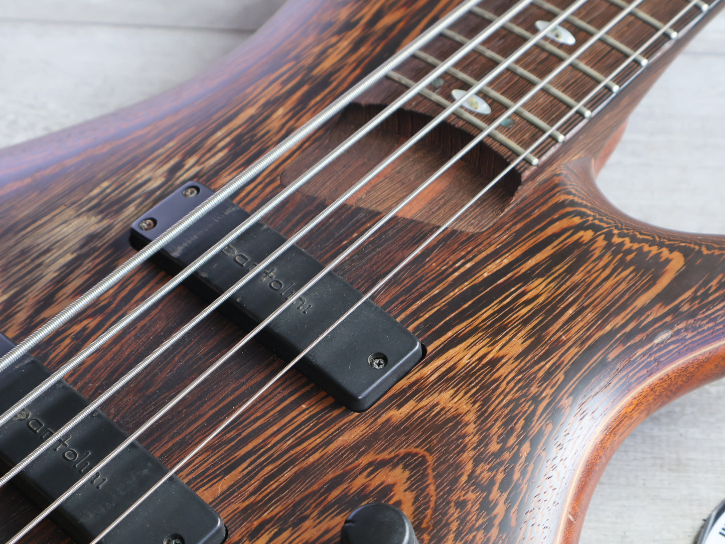 2010 Ibanez SR5000E SDGR Prestige 5-String Bass (Natural Oil Stain)