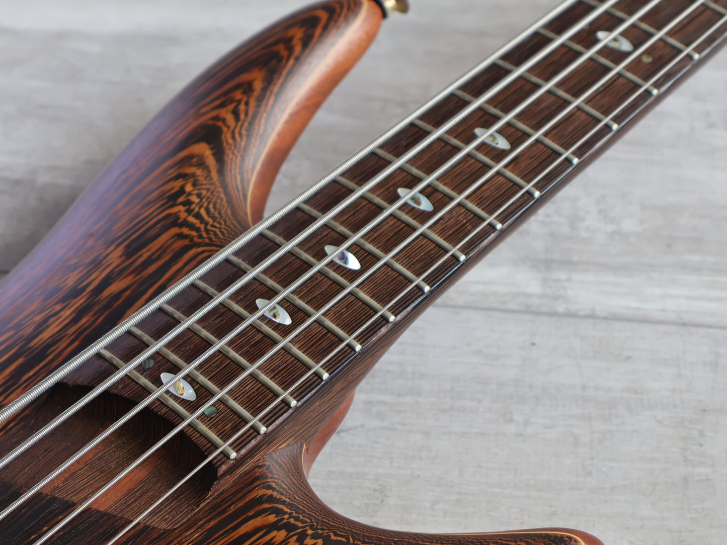 2010 Ibanez SR5000E SDGR Prestige 5-String Bass (Natural Oil Stain)