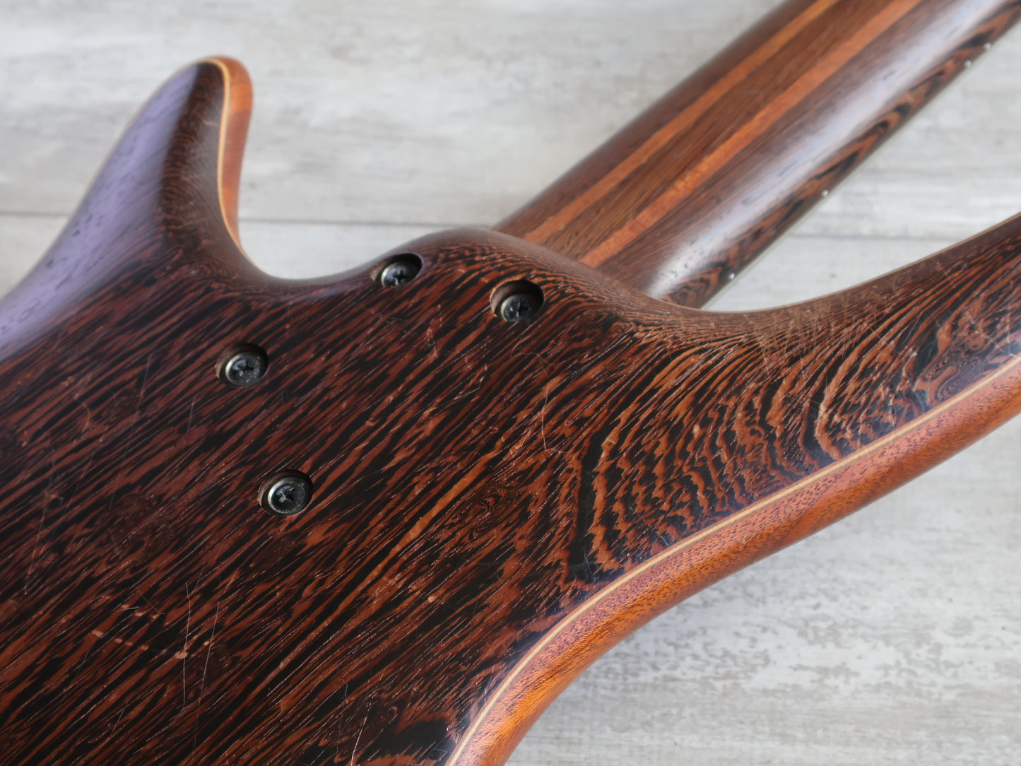 2010 Ibanez SR5000E SDGR Prestige 5-String Bass (Natural Oil Stain)