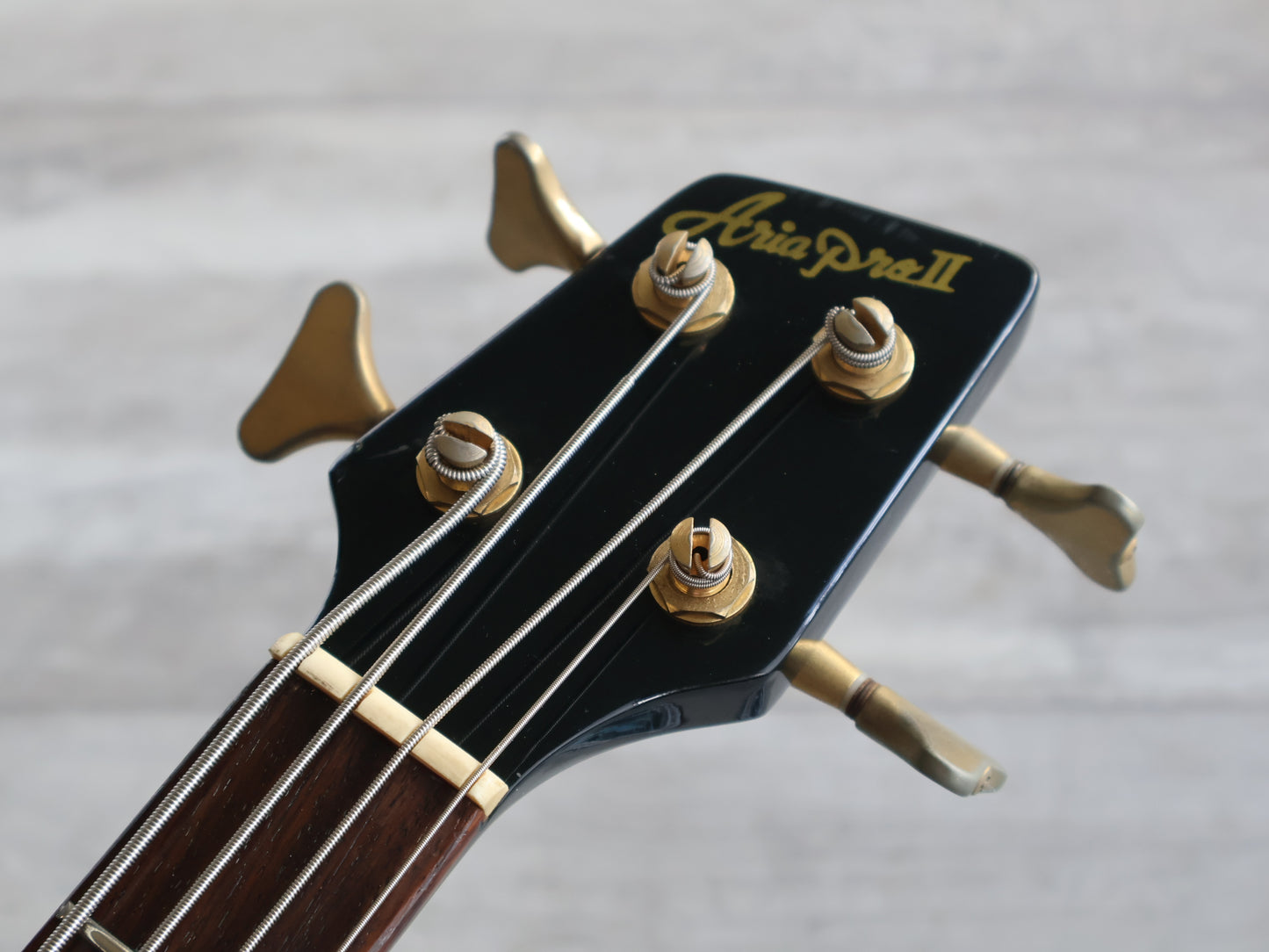 1984 Aria Pro II Japan WL Series "Wedge" Bass (Black)